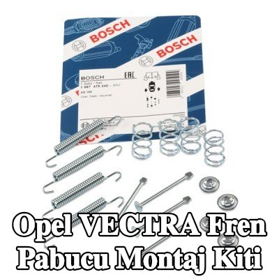 BOSCH Fren pabucu montaj kiti — 2002 Opel Vectra