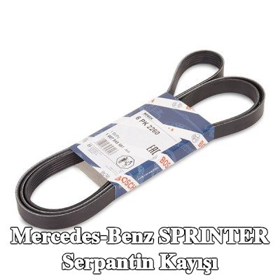 BOSCH Serpantin kayışı 2260mm, Number of ribs: 6 — Mercedes-Benz Sprinter