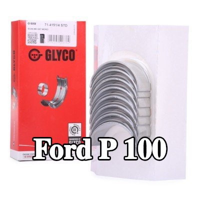 GLYCO محامل الطرف الكبير ذات ظهر فولاذي مع برونز مدمج بالتلبيد — Ford P 100