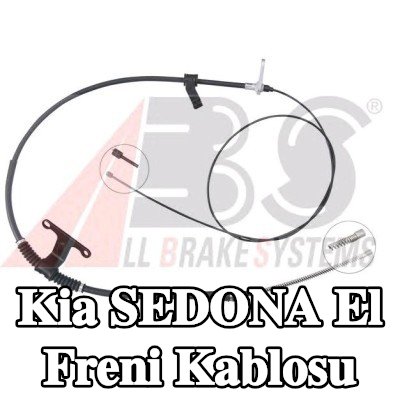 A.B.S. El freni kablosu 2580mm — 2002 Kia Sedona