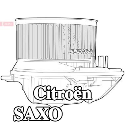 DENSO محرك منفاخ 12V, مع مقاوم — Citroën Saxo