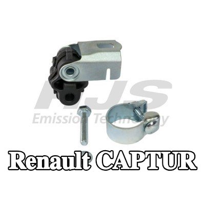 HJS طقم تركيب العادم مع مشبك — Renault Captur