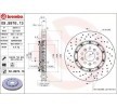 BREMBO Fren diski Prime, Outer Diameter: 355mm, Alüminyum Fren Diski Göbeği, delikli/havalandırmalı, iki parçalı fren diski, Kaplamalı, cıvata/vida ile — Ford Gt (1)