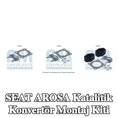 BM CATALYSTS Katalitik konvertör montaj kiti — SEAT Arosa