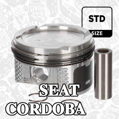 ET ENGINETEAM مكبس مزود بحلقات مكبس — 2003 SEAT Cordoba