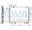 NISSENS Çerçeveli motor radyatörü, kapak olmadan, genişletme deposu olmadan, yağ soğutuculu, contasız/sızdırmazlık elemanı olmadan — 2002 Toyota Tundra (6)
