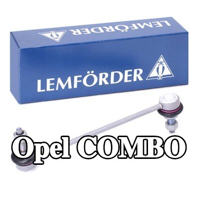 LEMFÖRDER وصلة قضيب مانع الانقلاب للمحور الأمامي الأيسر, المحور الأمامي الأيمن, مع ملحقات — Opel Combo
