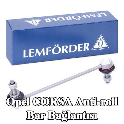LEMFÖRDER Ön aks sol anti-roll bar bağlantısı, Ön Aks Sağ, aksesuarlarla — 2012 Opel Corsa