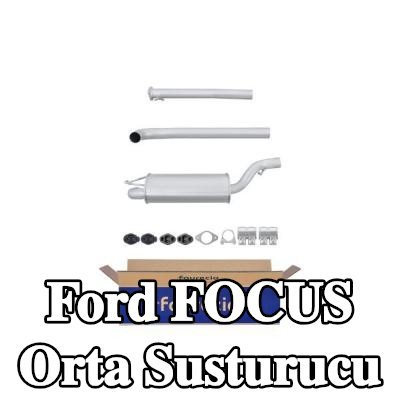 HELLA Montaj parçaları ile birlikte orta susturucu — 2002 Ford Focus