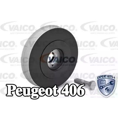 VAICO مجموعة بكرات الحزام, العمود المرفقي EXPERT KITS + — Peugeot 406