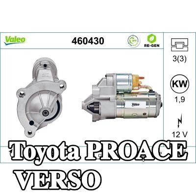VALEO محرك التشغيل 1, 9kW — 2016 Toyota Proace Verso