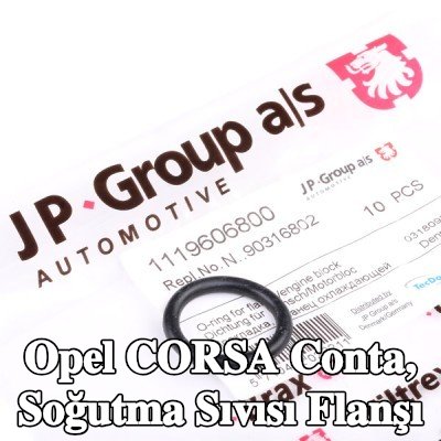 JP GROUP Conta, soğutma sıvısı flanşı — Opel Corsa