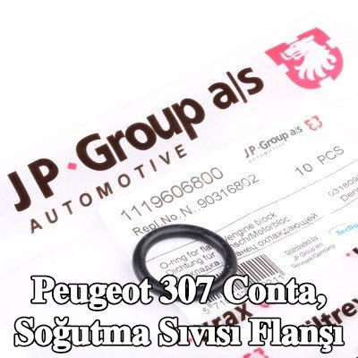 JP GROUP Conta, soğutma sıvısı flanşı — Peugeot 307