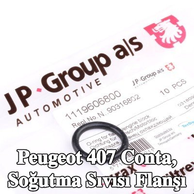 JP GROUP Conta, soğutma sıvısı flanşı — Peugeot 407