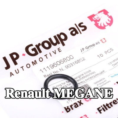JP GROUP حشية، شفة سائل التبريد — Renault Megane