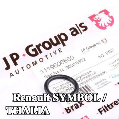 JP GROUP حشية، شفة سائل التبريد — 2012 Renault Symbol / Thalia