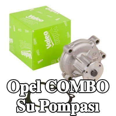VALEO Kapaksız su pompası, conta/sızdırmazlık elemanları ile — 2002 Opel Combo