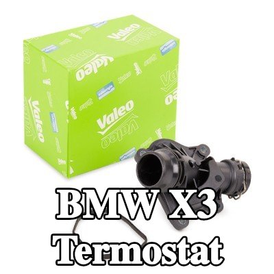 VALEO Termostat 88°C, conta/sızdırmazlık elemanları ile — 2011 BMW X3