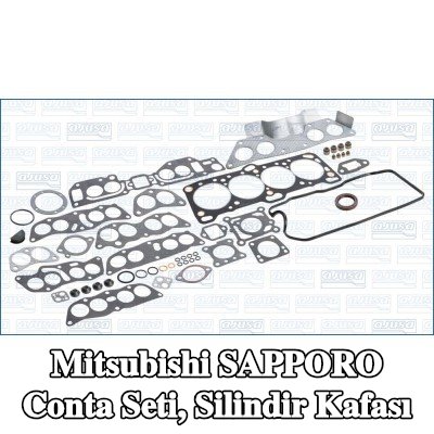 AJUSA Conta seti, silindir kapağı contalı silindir kapağı, valf gövdesi contalı, FIBERMAX — Mitsubishi Sapporo