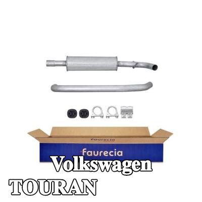 HELLA كاتم الصوت الأمامي, مع قطع التركيب — Volkswagen Touran