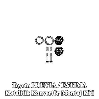 HJS Katalitik konvertör montaj kiti — Toyota Previa / Estima