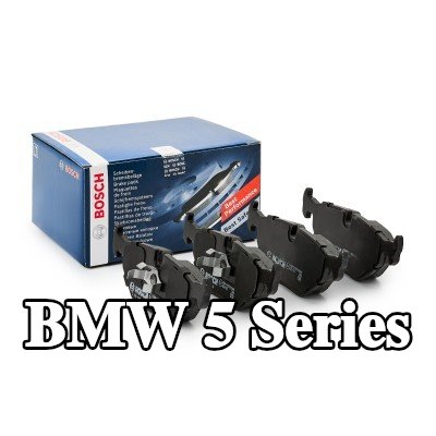 BOSCH مجموعة وسادات الفرامل 17mm, مع مشبك مكبس — 1990 BMW 5 Series