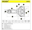 RIDEX CV mafsalı kiti Ön Aks, Tekerlek Tarafı — Toyota Picnic (7)
