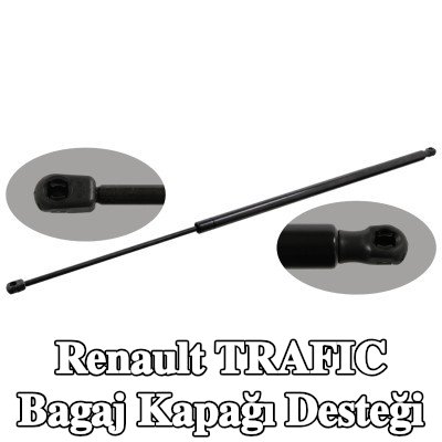 FEBI BILSTEIN Bagaj kapağı amortisörü (Her iki taraf), 905mm — Renault Trafic