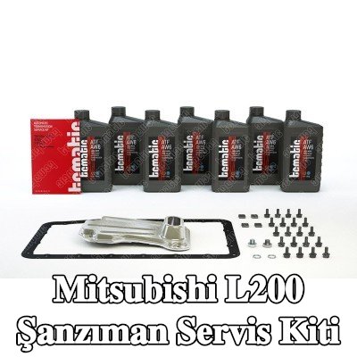TCMATIC Şanzıman servis kiti Yağ Değişimi (boşaltma yoluyla), aksesuarlarla, standart yağ değişimi için yağ miktarı ile — Mitsubishi L200