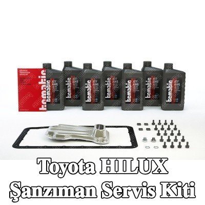 TCMATIC Şanzıman servis kiti Yağ Değişimi (boşaltma yoluyla), aksesuarlarla, standart yağ değişimi için yağ miktarı ile — Toyota Hilux