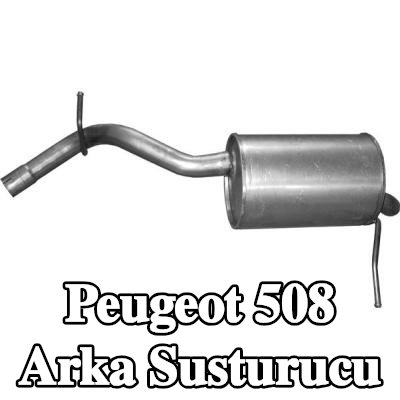 POLMO Arka susturucu Arka — Peugeot 508