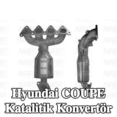 NAP carparts Katalitik konvertör — Hyundai Coupe