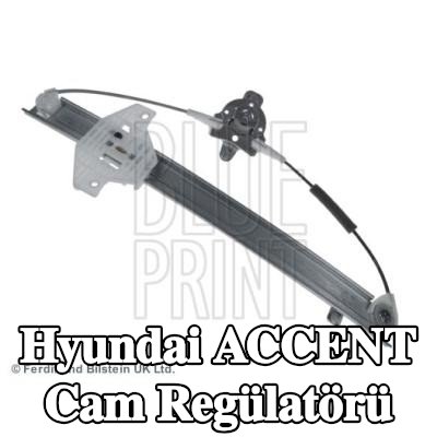 BLUE PRINT Sol arka cam regülatörü, Manuel, elektrik motoru olmadan — 2002 Hyundai Accent