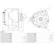 AS-PL Alternatör 70A — 2002 Toyota Tundra (5)