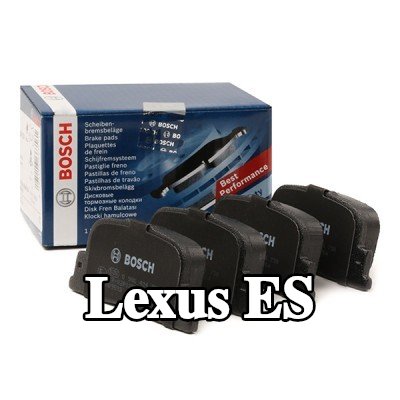 BOSCH مجموعة وسادات الفرامل 15, 6mm, مع لوحة مانعة للصرير — 2001 Lexus Es