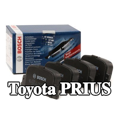 BOSCH مجموعة وسادات الفرامل 15, 6mm, مع لوحة مانعة للصرير — 2003 Toyota Prius