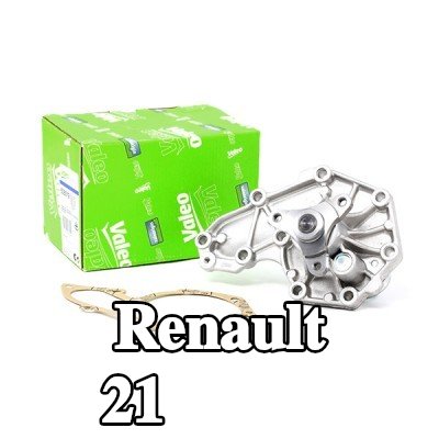 VALEO مضخة مياه بدون غطاء, مع حشيات/مانعات تسرب — Renault 21