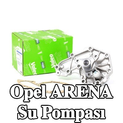 VALEO Kapaksız su pompası, conta/sızdırmazlık elemanları ile — Opel Arena