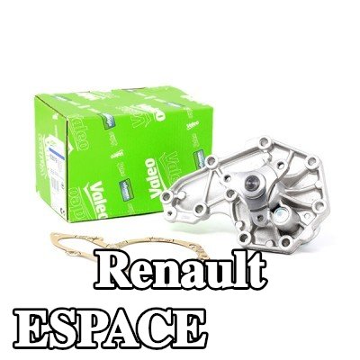VALEO مضخة مياه بدون غطاء, مع حشيات/مانعات تسرب — 2000 Renault Espace