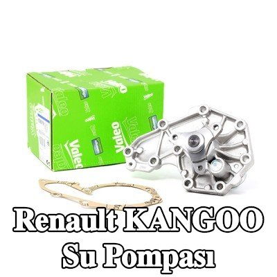 VALEO Kapaksız su pompası, conta/sızdırmazlık elemanları ile — 2000 Renault Kangoo