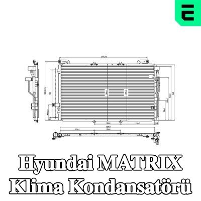 ERA Kurutuculu klima kondansatörü — Hyundai Matrix