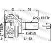 FEBEST CV mafsalı Ön Aks, Tekerlek Tarafı — Toyota Estima Emina / Lucida (2)