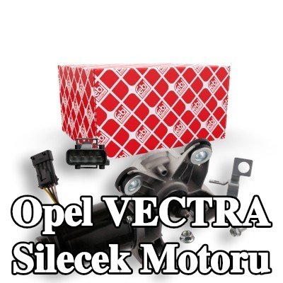 FEBI BILSTEIN Silecek motoru Ön, 12V, kablo ile, sabitleme/montaj malzemesi ile — Opel Vectra
