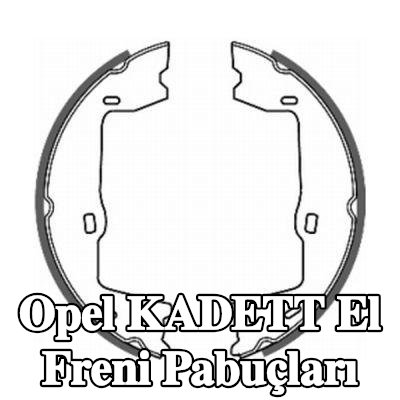 ABE El freni pabuçları Arka Aks, 160mm — Opel Kadett