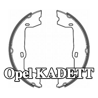 ABE فرامل اليد للمحور الخلفي, 160mm — Opel Kadett