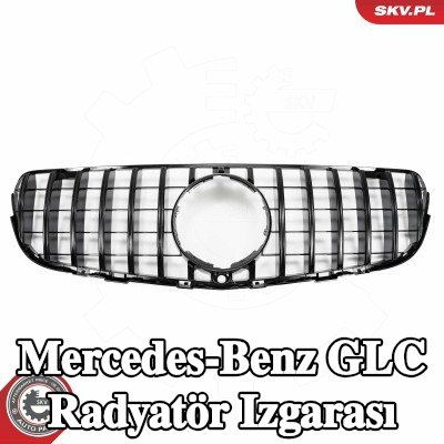 ESEN SKV Radyatör ızgarası parlak, siyah — Mercedes-Benz Glc