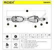 RIDEX Tahrik mili Ön aks her iki taraf, 630mm — Toyota Yaris (6)