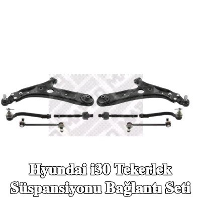 MAPCO Bağlantı seti, tekerlek süspansiyonu Ön Aks Sol, Ön Aks Sağ, aks mafsalı ile birlikte, bağlantı çubuğu ile — Hyundai i30