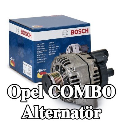 BOSCH Alternatör 90A — Opel Combo