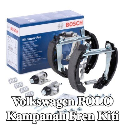 BOSCH Aksesuarları dahil tambur fren kiti, tekerlek fren silindiri ile — 2000 Volkswagen Polo
